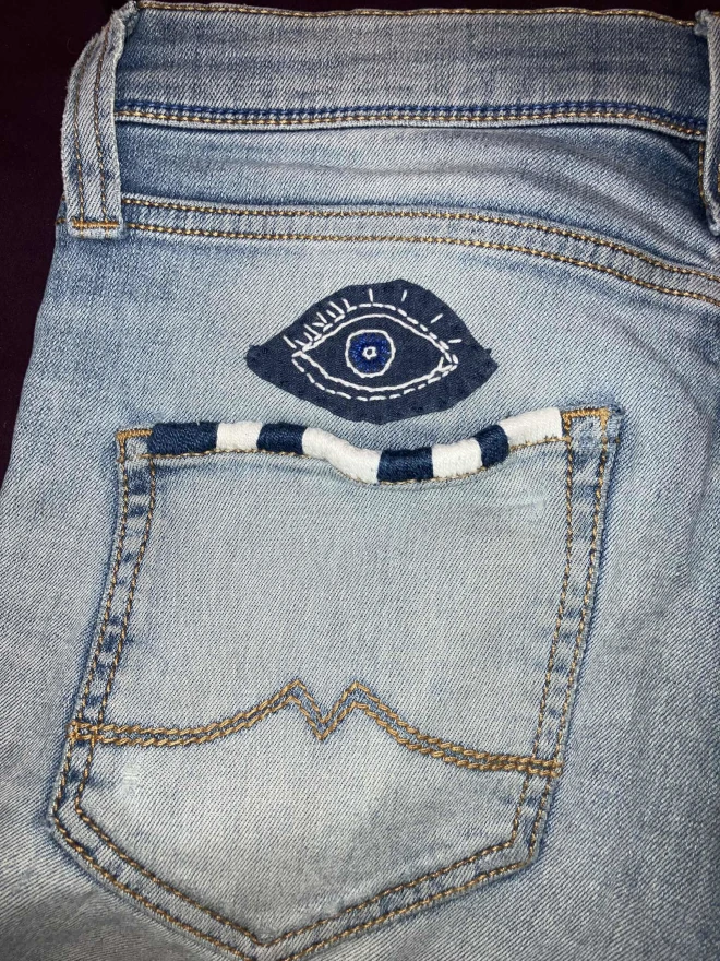 Ruhajavítás – sashiko technikával